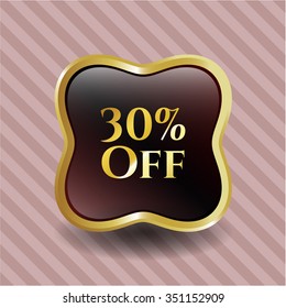 30% Sin insignia brillante