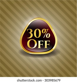 30% Off shiny emblem