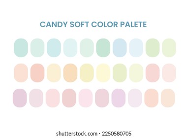 30 Pastel Colour Palette Catalog  collection in RGB HEX