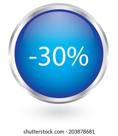 30 percent discount button