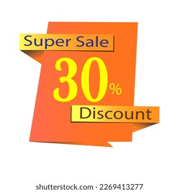 30 percent discount Super sale Vector stickers for shop