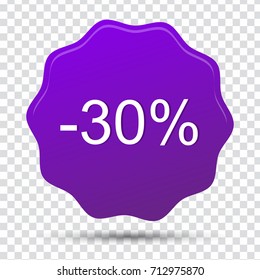 30 percent off