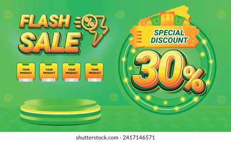 30 PERCENT OFF DISCOUNT FLASH SALE PROMO SHOPPING DAY BACKGROUND SOCIAL MEDIA