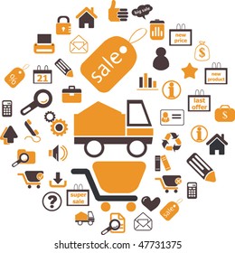 30 sales signs. vector