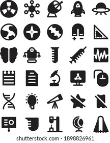 30 Science Icons, with a solid style for your website and presentation