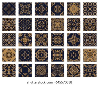 30 Seamless Patterns Background Set