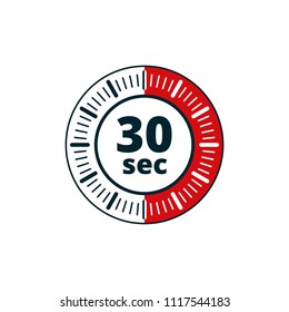 Ilustración de 30 segundos de tiempo