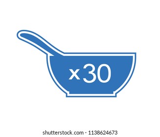 30 serving in bowl
