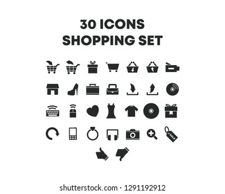30 Shopping Icon Set