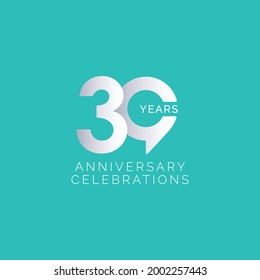 30 th Anniversary Celebration Vector Template Design Illustration