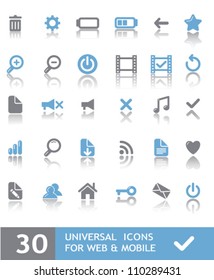 30 universal icons for web & mobile