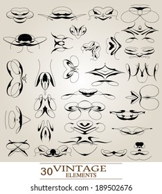 30 vintage elements