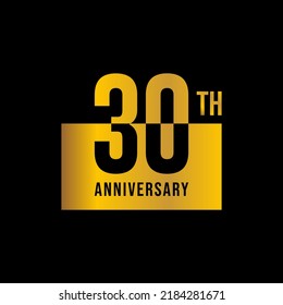 30 year anniversary design template. vector template illustration