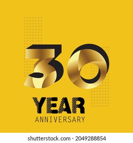 30-jährige Jubiläumsvorschau - Design-Illustration für Vektorvorlagen