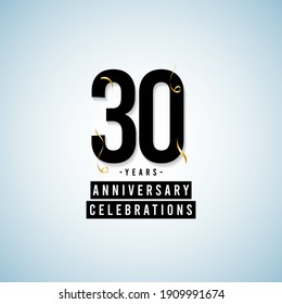 Logo Anniversaire 30 Ans Hd Stock Images Shutterstock