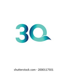 Ilustración de diseño de plantillas vectoriales de celebración de 30 años