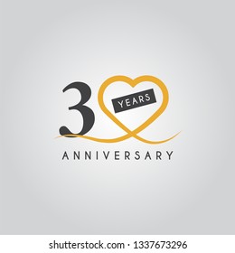 30 Years anniversary design template