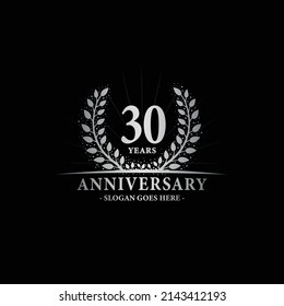 30 years anniversary logo. Vector and illustration.
