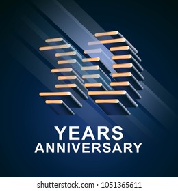 30 years anniversary vector icon,  logo. Graphic design element with nonstandard elegant font for 30th anniversary 