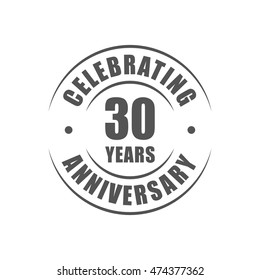 30 Years Celebrating Anniversary Logo