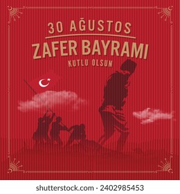 30 Ağustos Zafer Bayramı Kutlu Olsu.
Translate:Happy August 30 Victory Day