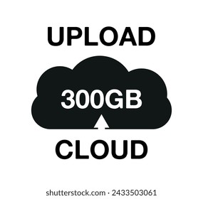 300 Gb capacity. Cloud upload for file storage and backup