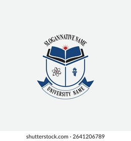 3042 educational logo school college university learning institute book academy organization
