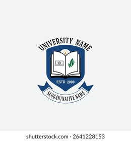 3058 educational logo school college university learning institute book academy organization
