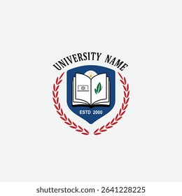 3059 educational logo school college university learning institute book academy organization