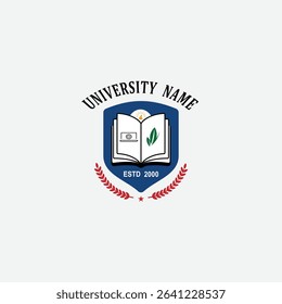 3062 educational logo school college university learning institute book academy organization