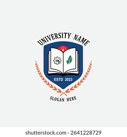 3063 educational logo school college university learning institute book academy organization