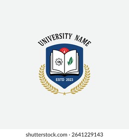 3066 educational logo school college university learning institute book academy organization