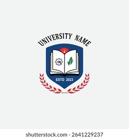 3067 educational logo school college university learning institute book academy organization