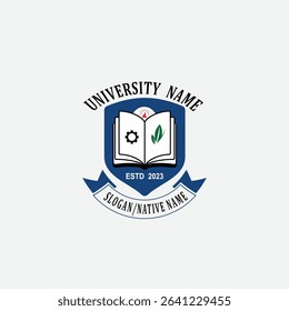 3070 educational logo school college university learning institute book academy organization