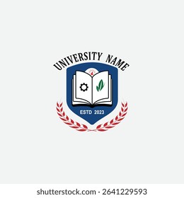 3073 educational logo school college university learning institute book academy organization