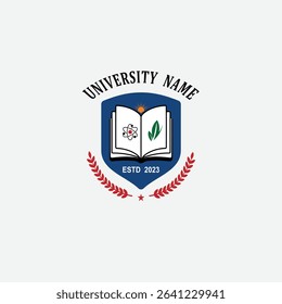 3080 educational logo school college university learning institute book academy organization