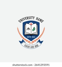 3081 educational logo school college university learning institute book academy organization