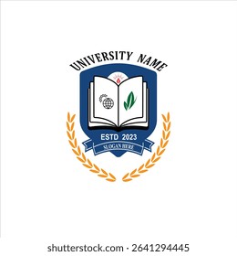 3088 educational logo school college university learning institute book academy organization