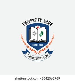 3091 educational logo school college university learning institute book academy organization