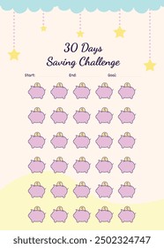 30-day savings challenge to make your dreams come true the cute way