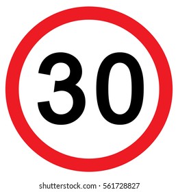 5,056 30 speed limit Images, Stock Photos & Vectors | Shutterstock