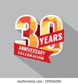 30th Year Anniversary Celebration Design