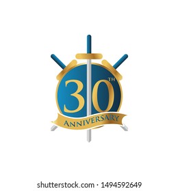 30th Years Anniversary Celebration Design Vector Template
