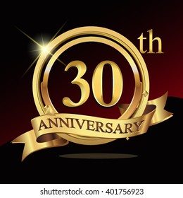 30 Year Anniversary / 30 Year Anniversary Banner 30th Anniversary 3d Logo With Gold Elements Stock Vector Illustration Of Placard Beauty 117617185 / Traditionally, the 30th anniversary is the pearl anniversary, so extend this theme in for a nostalgic feel, decorate and dress in a style from 30 years past or post pictures from each of your 30 years of.