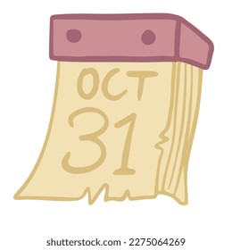 31 october calendar,good for graphic design resource