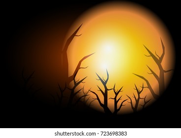 31 October Halloween vector design background