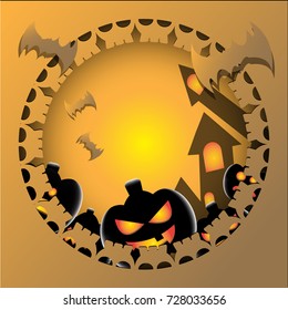 31 October Halloween vector design background