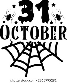 31 October Happy Halloween, Pumpkin Fall Witches Costume shirt design