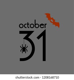 31 october poster illustration