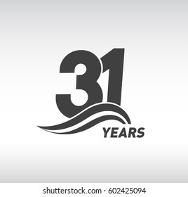 31 Years Anniversary Celebration Design